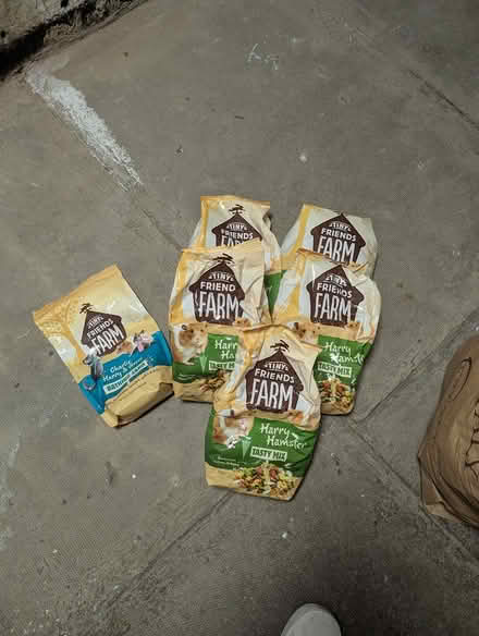 Photo of free Hamster food, hay and bathing sand (Spitalfields E1) #1