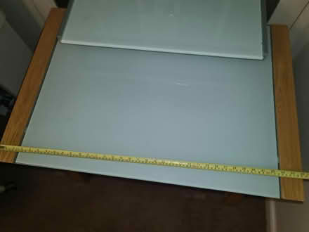 Photo of free 3 tier wood & glass office/pc table (RG12) #4