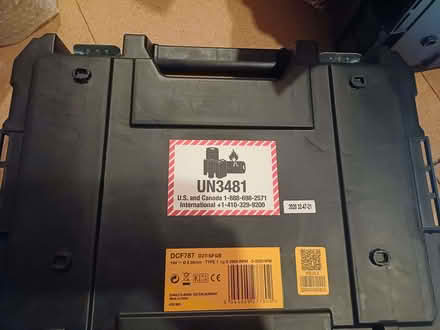 Photo of free De Walt tool cases only (Dalgety Bay KY11) #1
