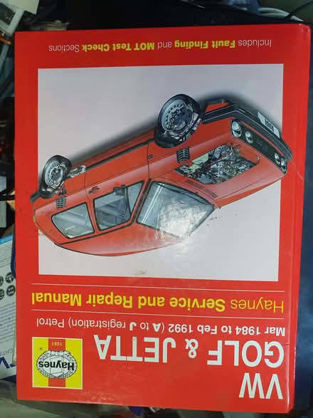Photo of free Haynes VW Golf & Vetta 1984/92 Petrol (Booker HP12) #1