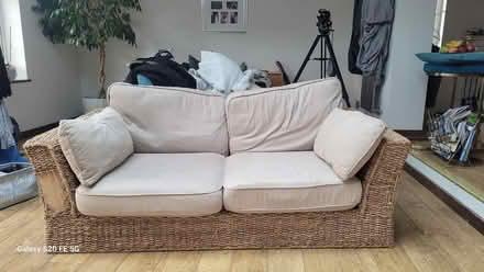 Photo of free Rattan two seat sofa (Bromley BR3) #1
