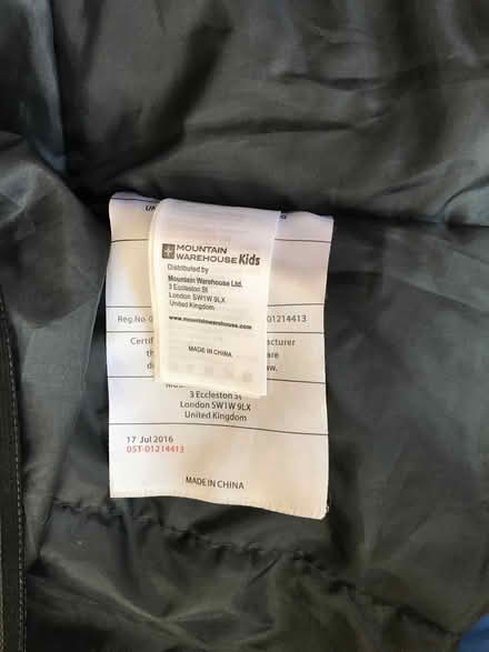 Photo of free Mountain Warehouse child's outdoor jacket (Wootton OX13) #3
