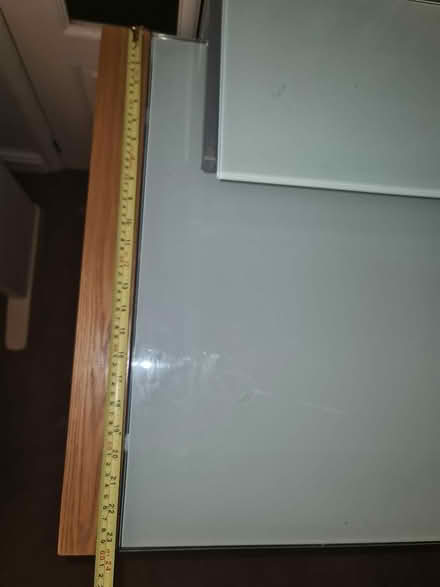 Photo of free 3 tier wood & glass office/pc table (RG12) #3