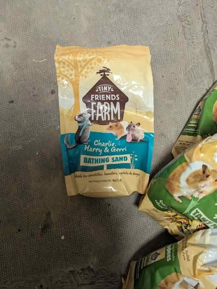 Photo of free Hamster food, hay and bathing sand (Spitalfields E1) #3
