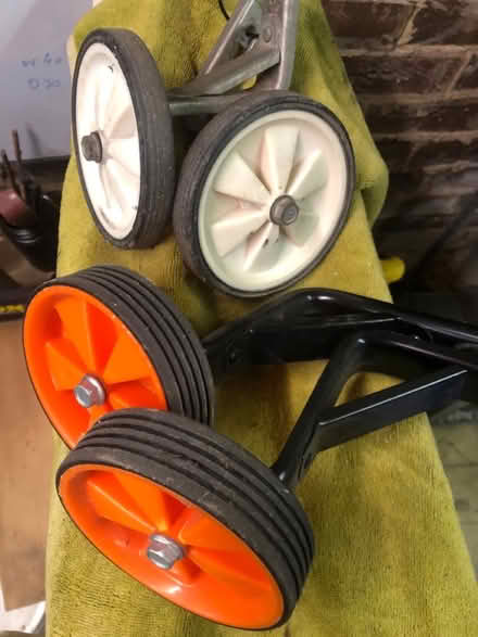 Photo of free Two sets of training wheels (greensborough) #1