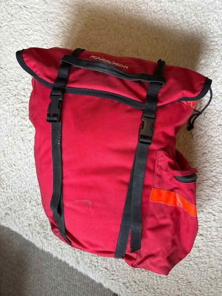 Photo of free Vintage Karrimor pannier red (St. Paul‘s Square, York) #1
