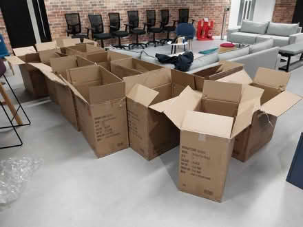 Photo of free 14 Large thick cardboard boxes (Hemel Hempstead HP2) #1