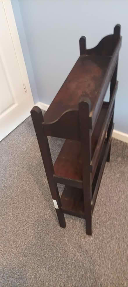 Photo of free Small wooden bookcase/shelf unit (Bury St Edmunds, IP33) #1