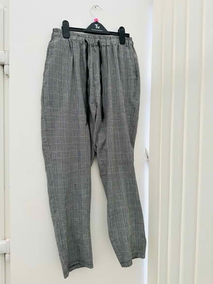 Photo of free Women’s checkered grey trousers (Bartley Green B32) #1