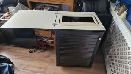 Photo of free Black sewing machine table/cabinet (Whitefield) #3