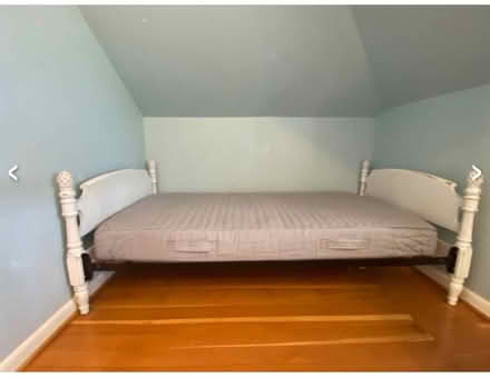 Photo of free Antique twin bed and dresser (West Seattle) #1
