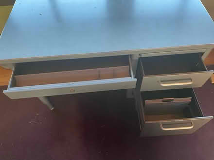 Photo of free Metal desk (Chesterfield, NH) #2