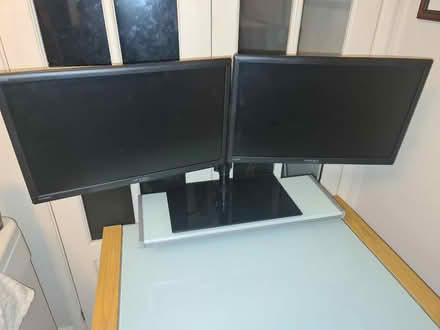 Photo of free Two 22" monitors on monitor stand (RG12) #2