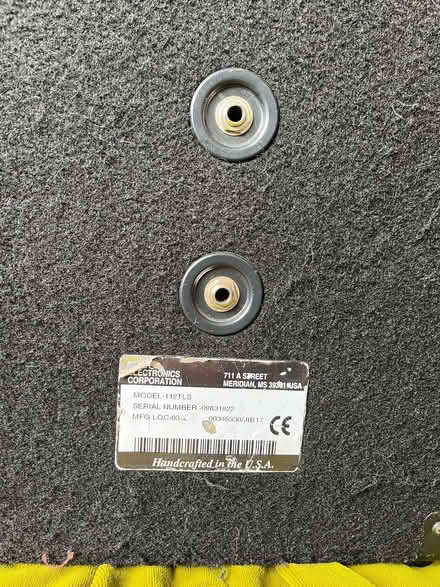 Photo of free Two Peavy speakers and heavyweight tripod stands (Moorlands LA1) #3