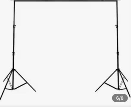 Photo of 2 x Adjustable Backdrop / Photo Background Support stands (Ednaston DE6) #1