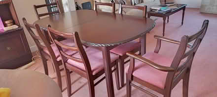 Photo of free Dining Table and 6 Chairs (Wimborne Minster BH21) #1