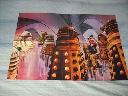 Photo of free Double Sided Dr Who Poster Daleks & First Doctor & Susan (Grange Court E10) #1