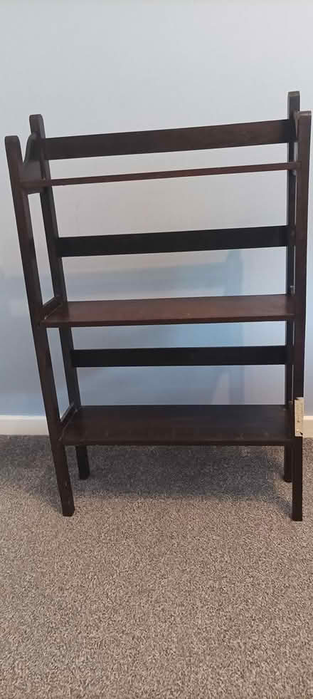 Photo of free Small wooden bookcase/shelf unit (Bury St Edmunds, IP33) #2