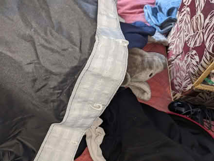Photo of free pair of reversible blackout curtains / light absorbing (Old Woking GU22) #1