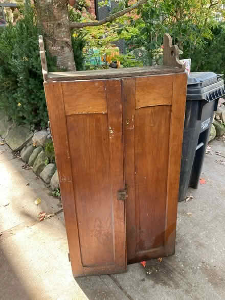 Photo of free Antique wall cabinet (Riverdale) #1
