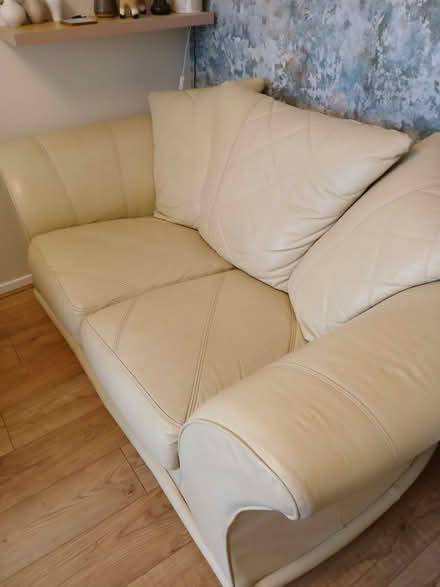 Photo of free Leather Sofa (Spalding PE11) #2