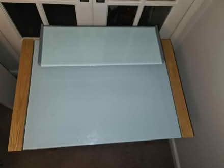 Photo of free 3 tier wood & glass office/pc table (RG12) #2