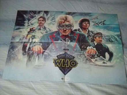 Photo of free Double Sided Dr Who Poster Daleks & First Doctor & Susan (Grange Court E10) #2