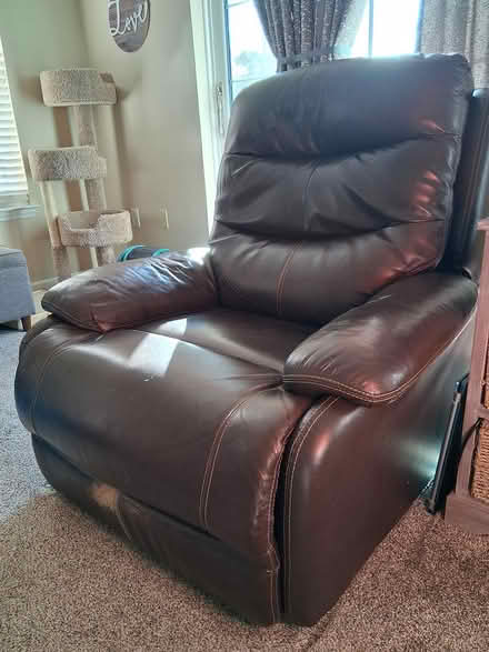 Photo of free Power Leather Recliner (Howell Twp. Byron Rd/M59) #1