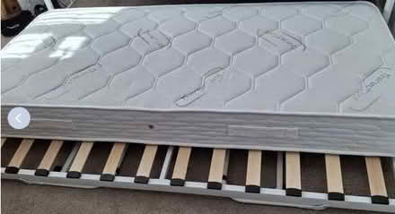 Photo of free Trundle bed frame and mattress, never used (Alpington NR14) #1