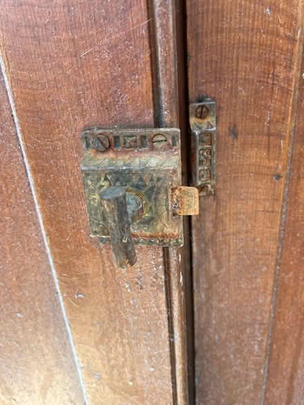 Photo of free Antique wall cabinet (Riverdale) #2