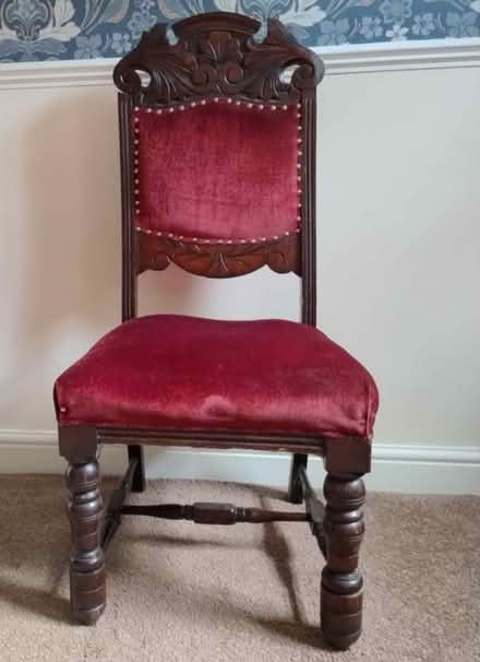 Photo of free Carved Backed Chair (CT10) #1