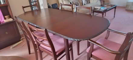 Photo of free Dining Table and 6 Chairs (Wimborne Minster BH21) #2