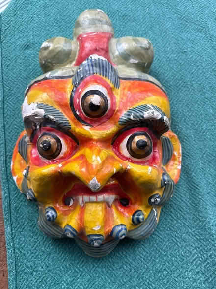 Photo of free Vintage Papier mache mask (St. Paul‘s Square, York) #1