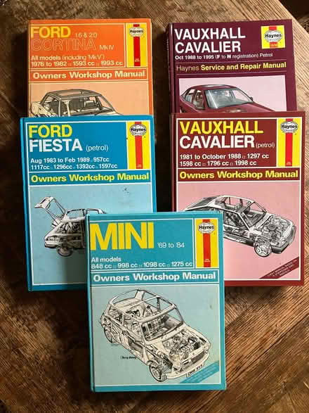 Photo of free 5x Haynes Manuals (Bratton BA13) #1