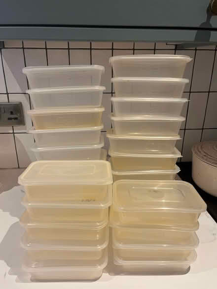 Photo of free 28 clean, plastic containers (BS9) #1