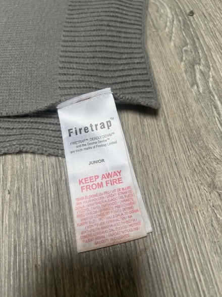 Photo of free Green Junior Firetrap Scarf. Good condition. (Southsea PO4) #3