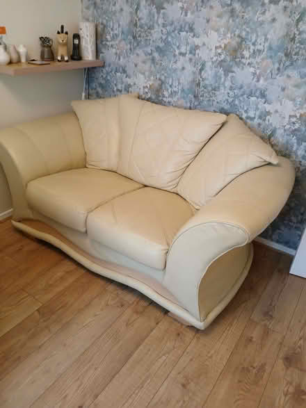 Photo of free Leather Sofa (Spalding PE11) #1
