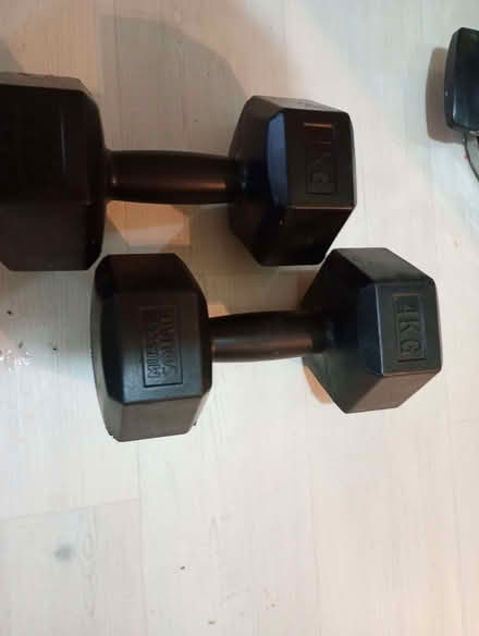 Photo of free 4kg weights (Presteigne LD8) #1