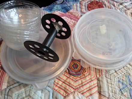 Photo of free Plastic container, trays and lids (Hauxton) #1