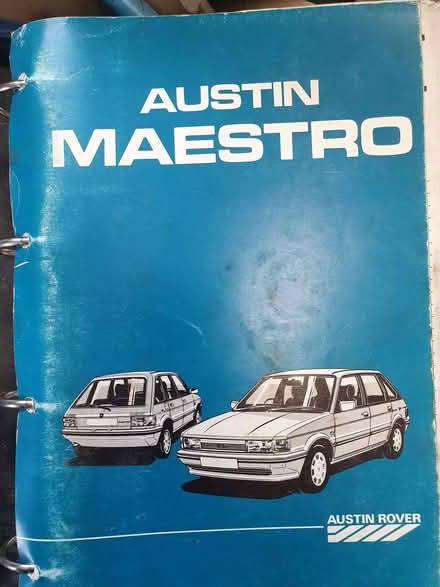 Photo of free Austin Rover Maestro Repair Manual (Booker HP12) #2