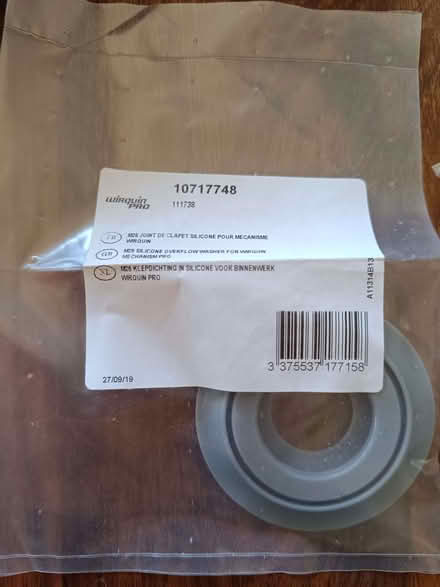 Photo of free Silicone overflow washer (Woodlesford LS26) #1