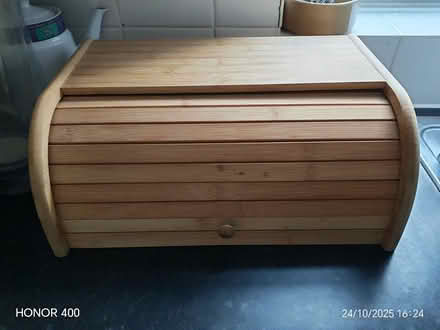Photo of free Wooden bread bin (Collier row RM5) #1