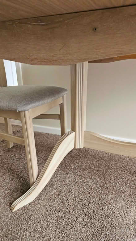 Photo of free Dining table and 6 chairs. (Chickenley WF12) #4