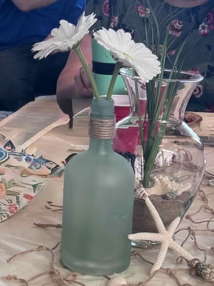 Photo of free Sea glass painted wine bottles (Villages of Urbana) #2