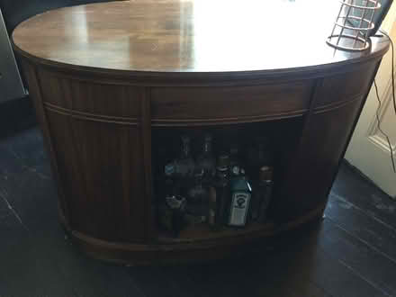 Photo of free Charming oval 1930s Georgian-Style Desk (Bayswater W2) #2