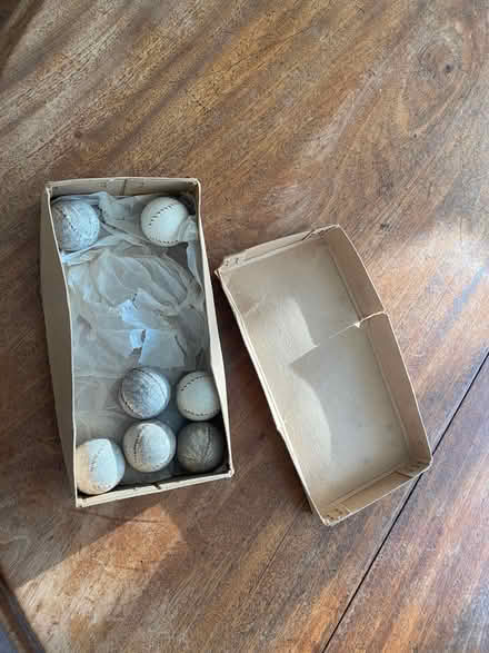 Photo of free Box of Fives balls - vintage (Iffley Road OX4) #1