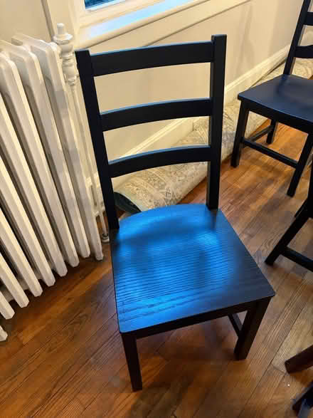 Photo of free Black chairs (6 total) (Historic Bethlehem) #1