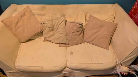 Photo of free Cream sofa bed (Gateshead NE8) #1