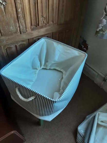 Photo of free Set of 6 fabric storage crates 40x50x30cm (Old Woking GU22) #2