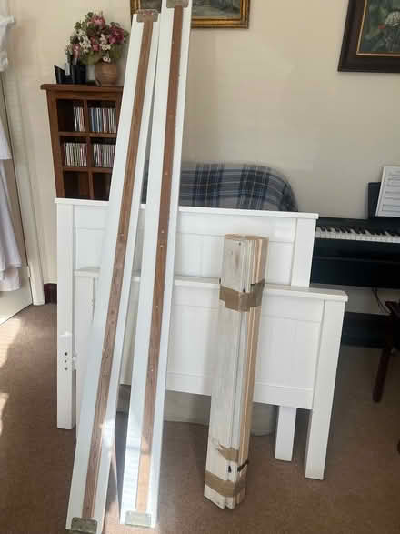 Photo of free White wooden bed (BR6) #2